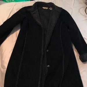 Black lined pea coat